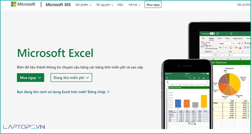 download Microsoft Excel về máy tính