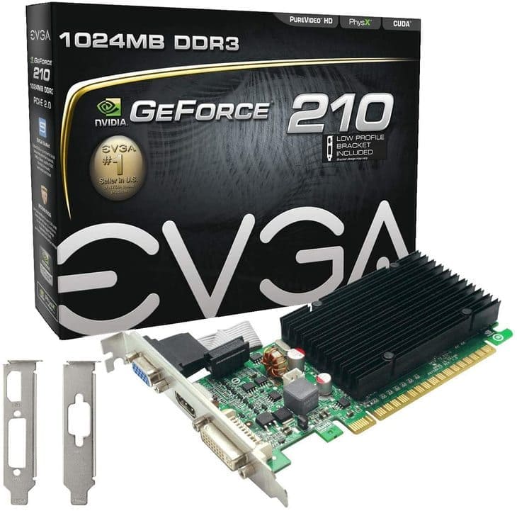card màn hình rời EVGA GeForce 210