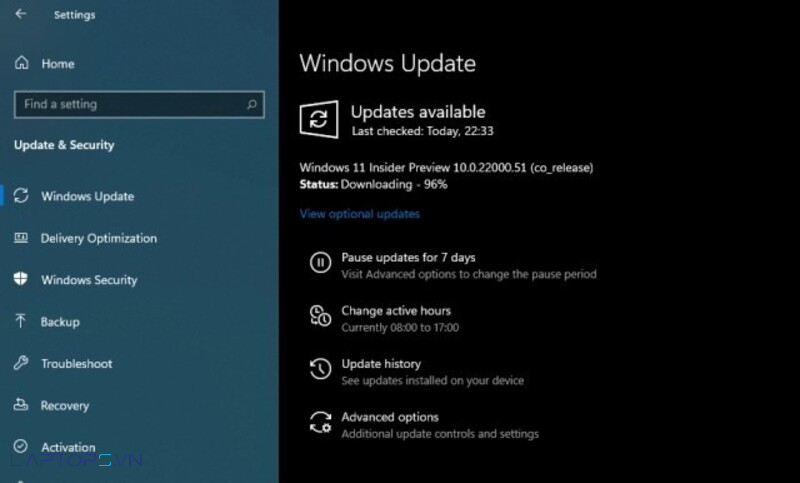cập nhật Windows 11 chính thức