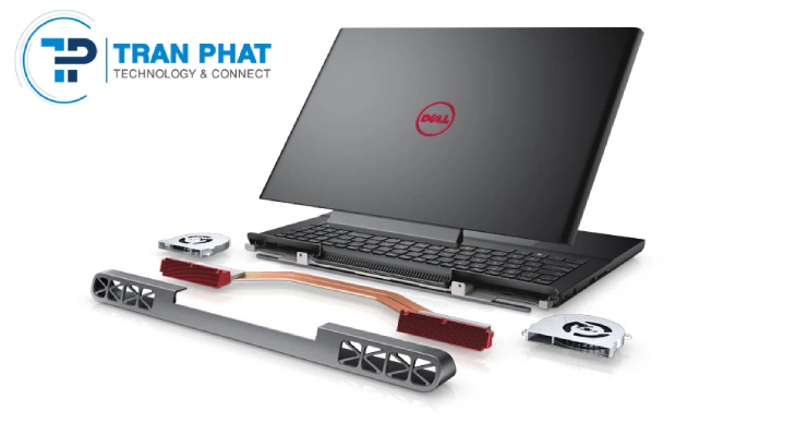 Laptop Dell Inspiron 7567 được trang bị đầy đủ những cổng kết nối khác nhau