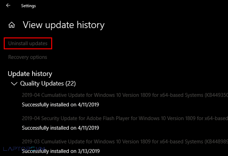 cách update windows 10
