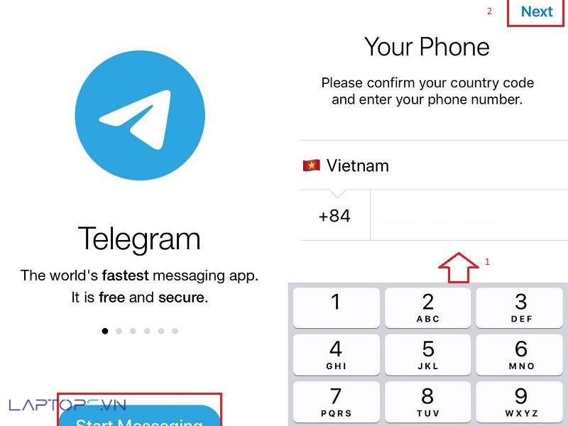 khắc phục lỗi đăng nhập Telegram