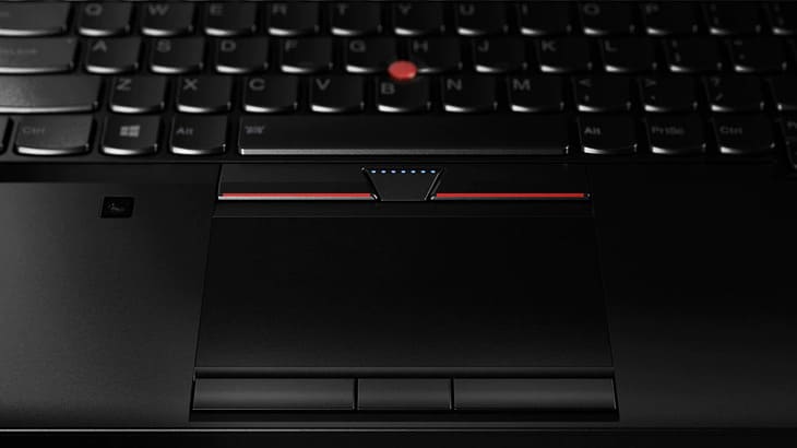 Bàn phím và touchpad của Lenovo Thinkpad p51 đen