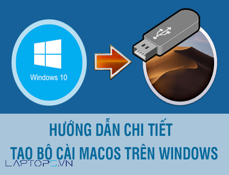 Hướng dẫn tạo USB để cài macOS trên Windows mới 2023