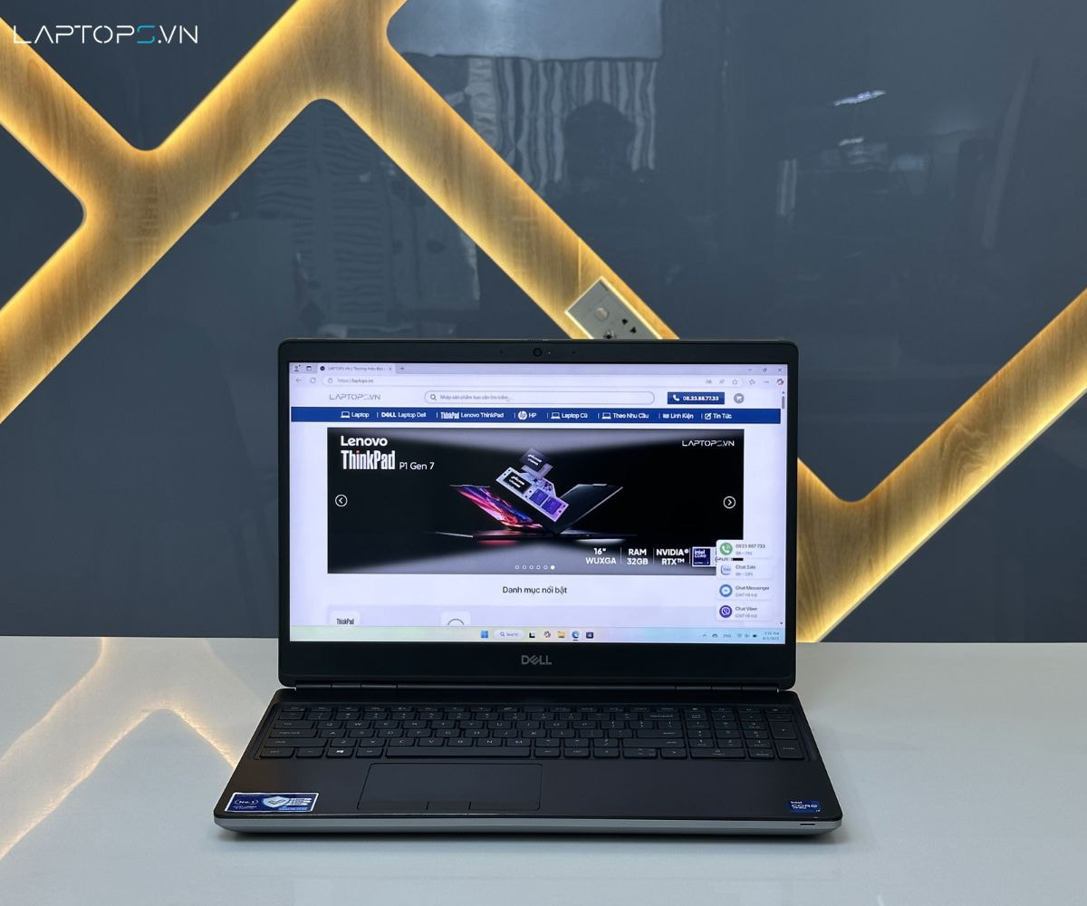 Dell Precision 7560 14 Dell Precision 7560 bảo mật dữ liệu an toàn tuyệt đối