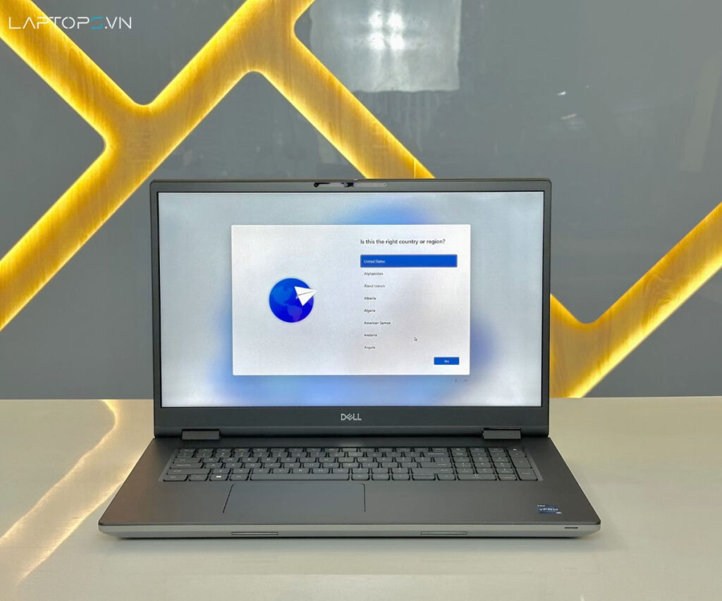 Thiết kế cao cấp, chống chịu tốt trên Dell Precision 7780