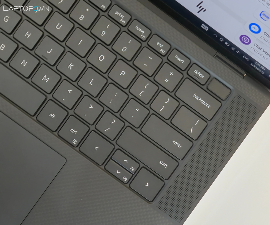 Dell XPS 15 9510 13 Bàn phím và Touchpad gõ thoải mái, thao tác mượt mà