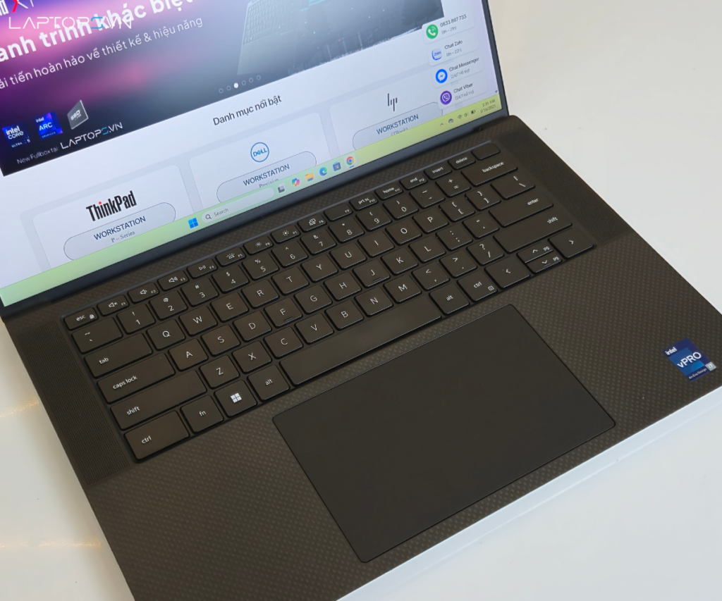 Dell XPS 15 9530 17 Trải nghiệm người dùng cao cấp: Bàn phím, Touchpad & Âm thanh chất lượng