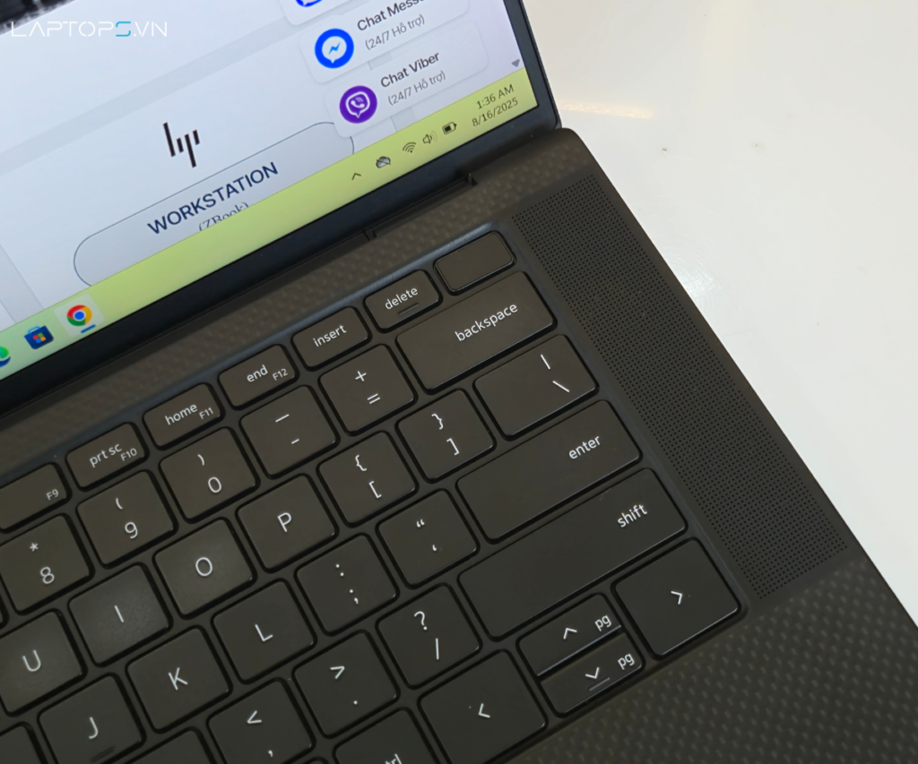 Dell XPS 15 9530 18 Trải nghiệm người dùng cao cấp: Bàn phím, Touchpad & Âm thanh chất lượng