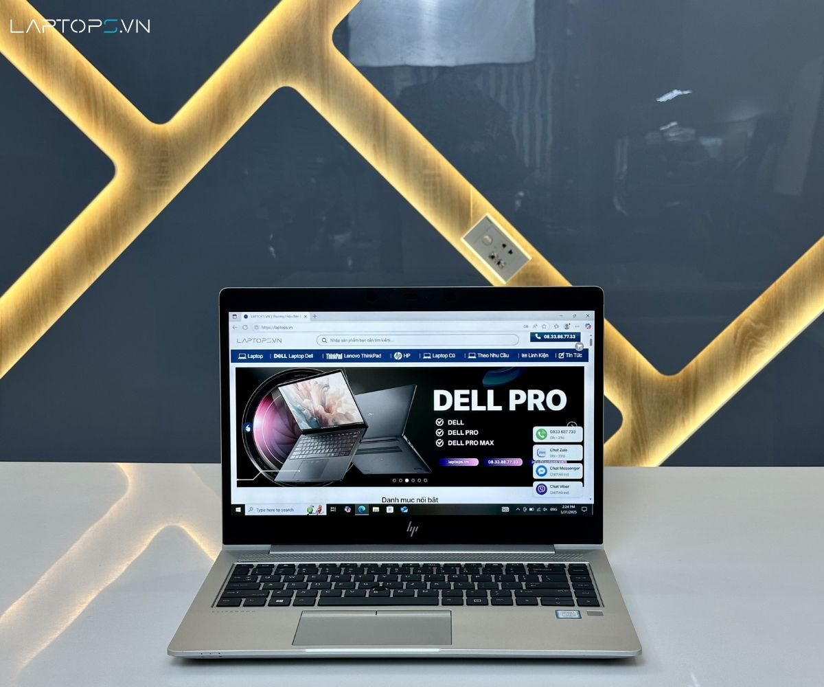 HP Elitebook 840 G6 12 Màn hình 14 inch FullHD IPS, sắc nét và trung thực