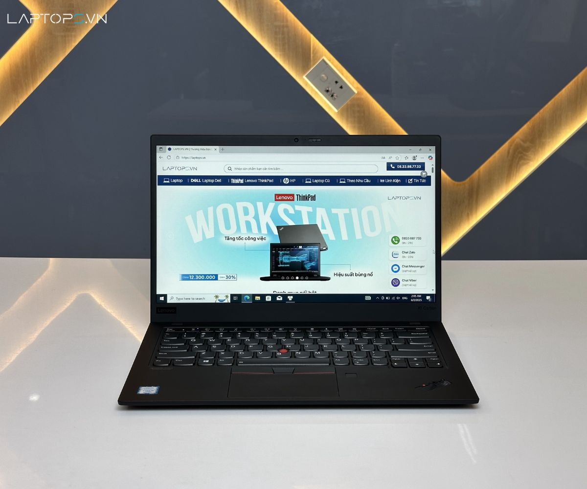 Lenovo Thinkpad X1 Carbon Gen 7 20 Tích hợp nhiều lớp bảo mật, đảm bảo dữ liệu và quyền riêng tư luôn an toàn.