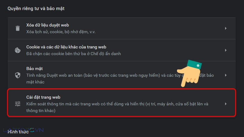 cách chặn trang web trên Chrome nhanh chóng