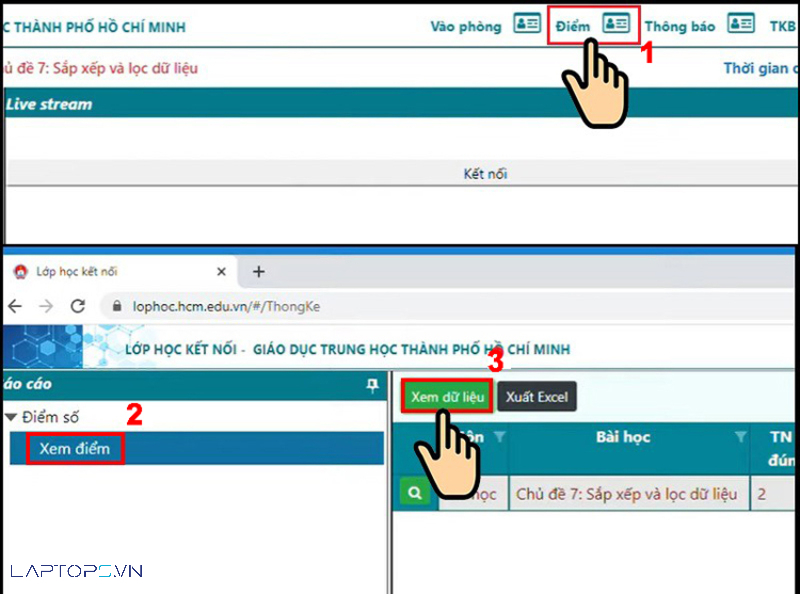  cách đăng nhập lớp học kết nối lophoc.hcm.edu.vn