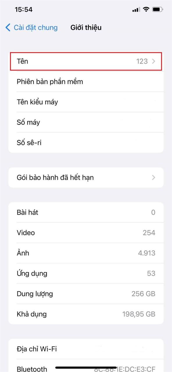 Cách đổi tên Airdrop trên iPhone