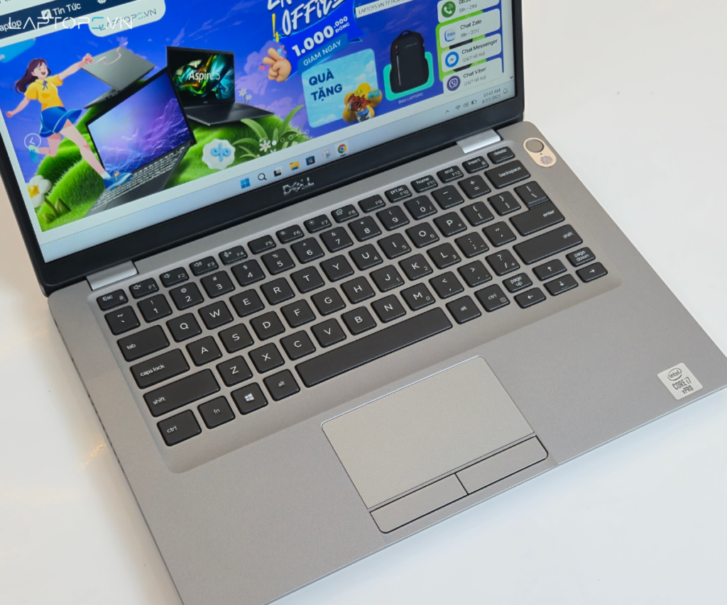 Dell Latitude 5410 14 Trải nghiệm gõ phím và hiệu quả của touchpad