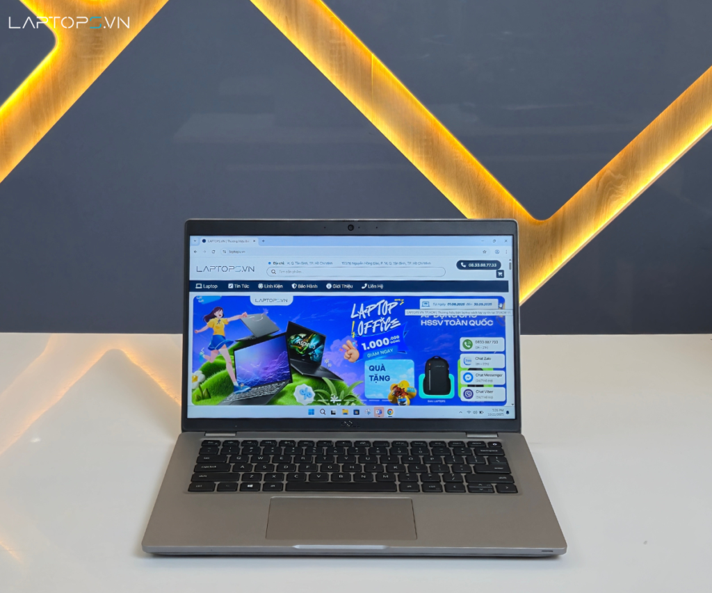 Laptop Dell Latitude 5520 mỏng nhẹ chỉ 1.53kg, dễ di chuyển