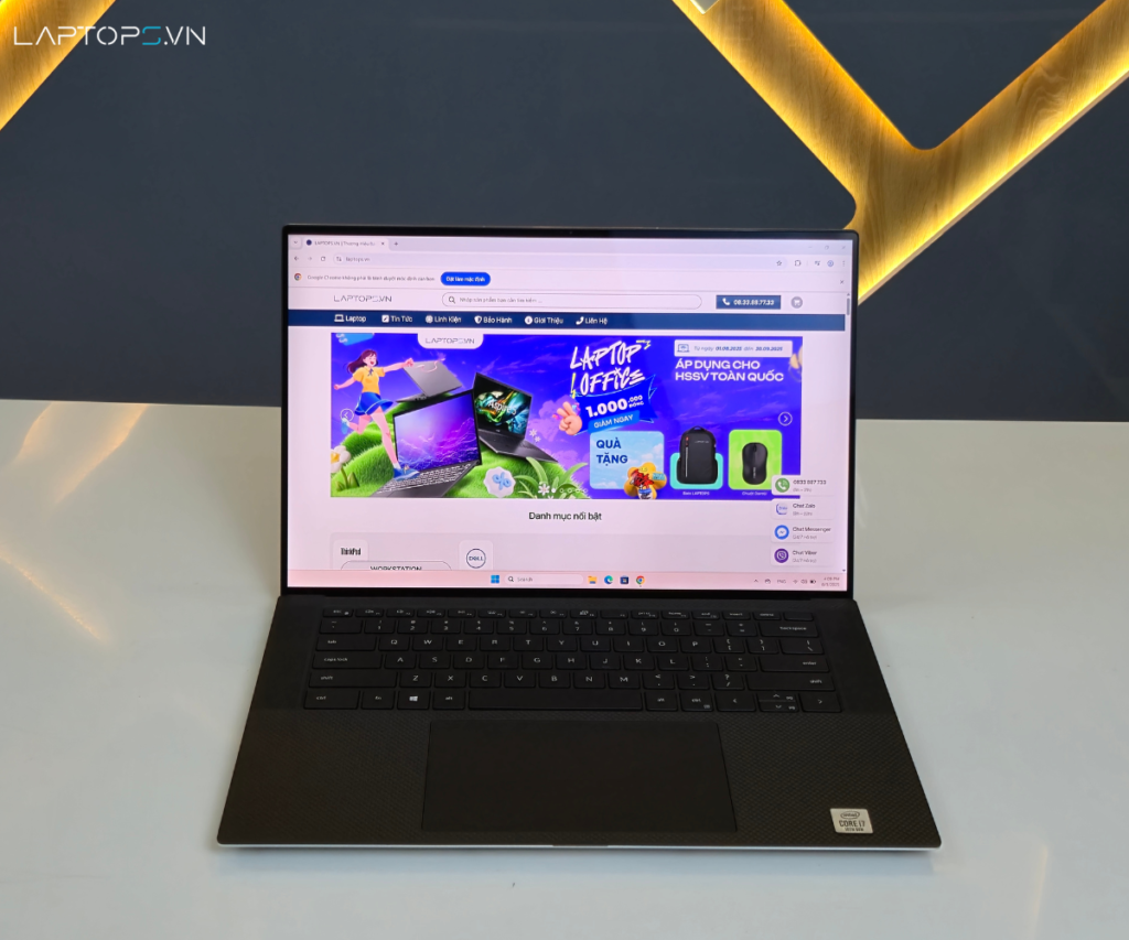 Dell XPS 15 9500 11 Thiết kế Dell XPS 15 9500 hiện đại, cao cấp