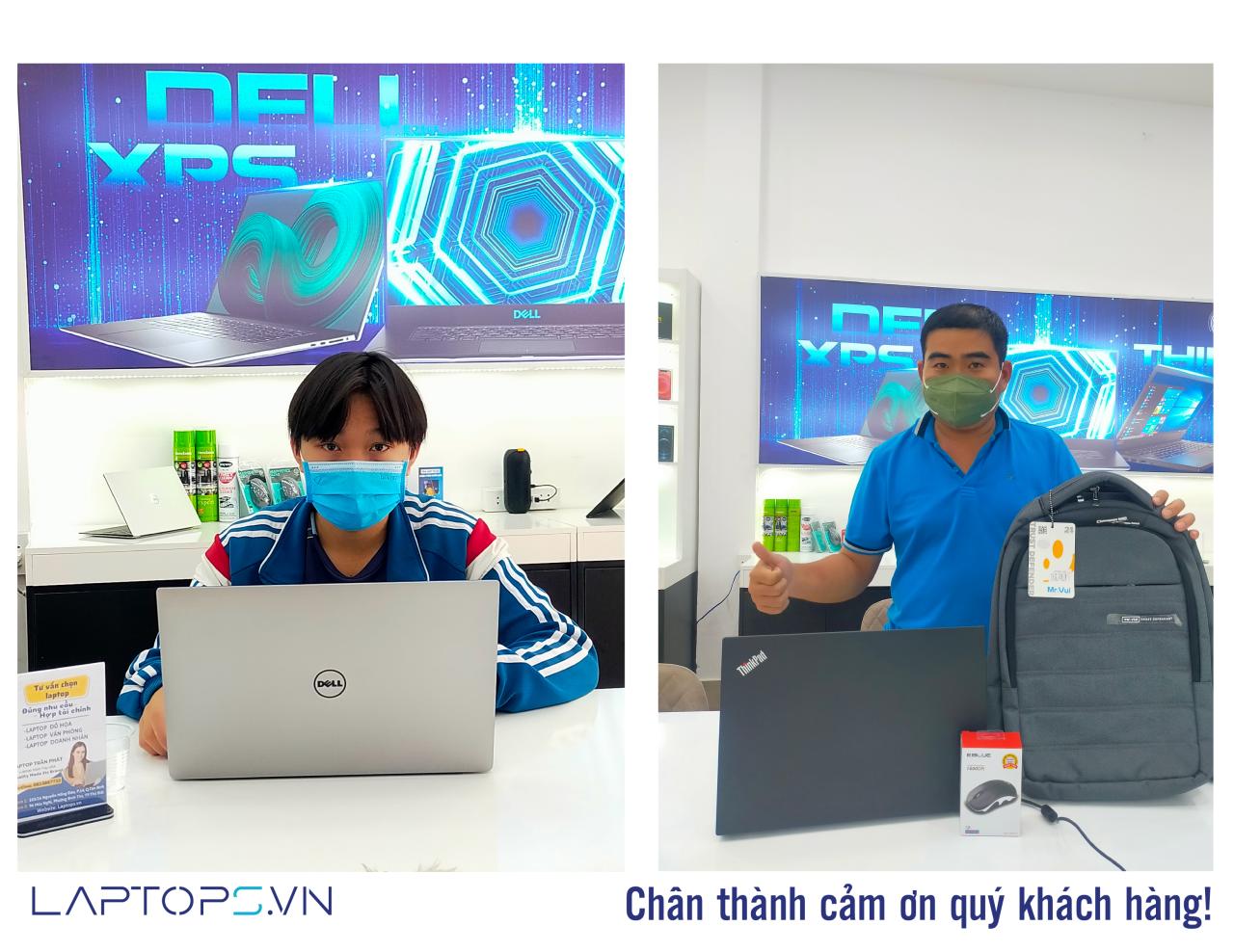 Khách hàng mua hàng tại Laptops.vn