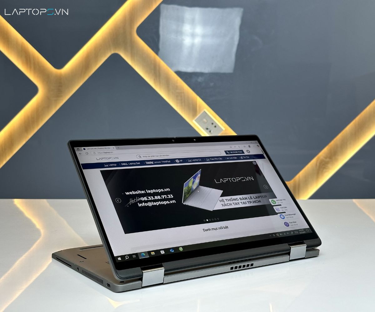 thumbnail image 2 of Dell Latitude 7420S / E7420S 2-in-1 LCD Hinge Set - Left & Right - Silver - OEM Style 2 of 5