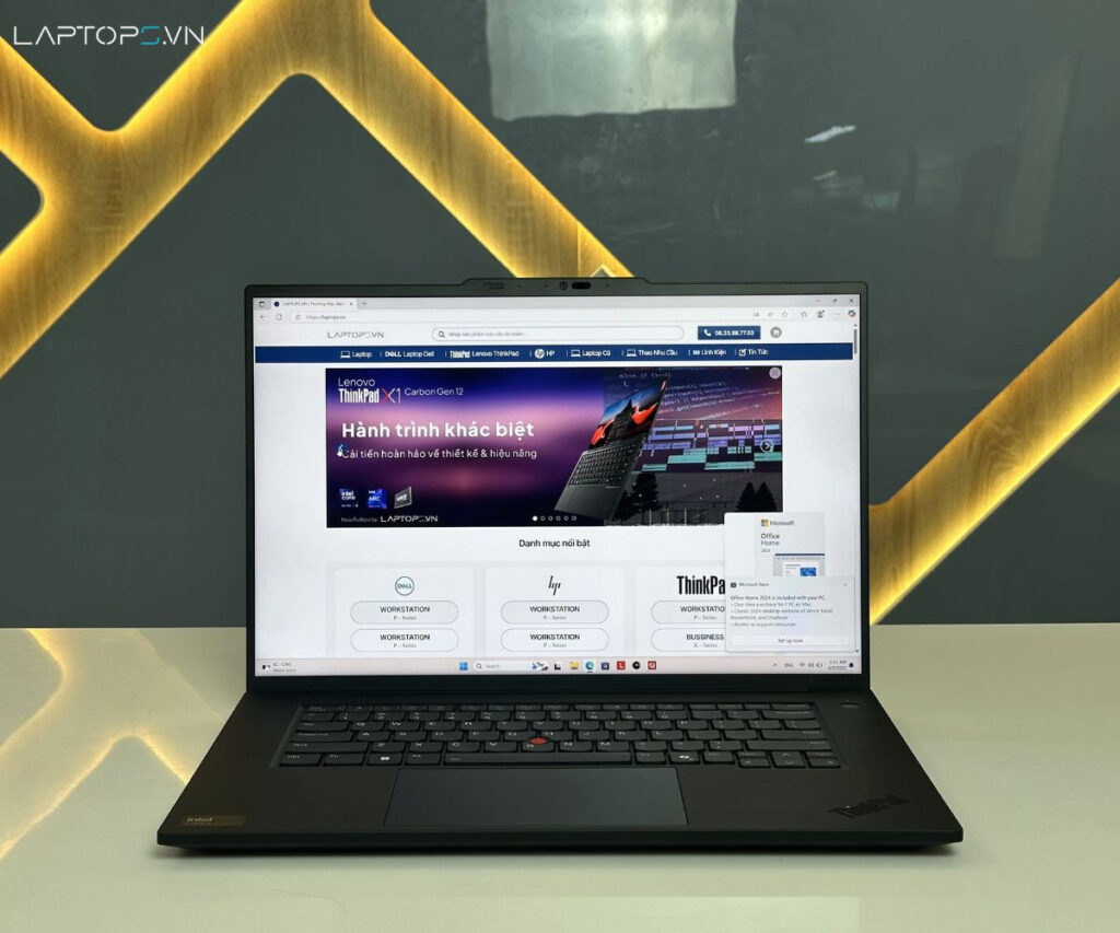 Lenovo ThinkPad P1 Gen 7 12 Thiết kế Lenovo ThinkPad P1 Gen 7 mỏng nhẹ, đẳng cấp doanh nhân