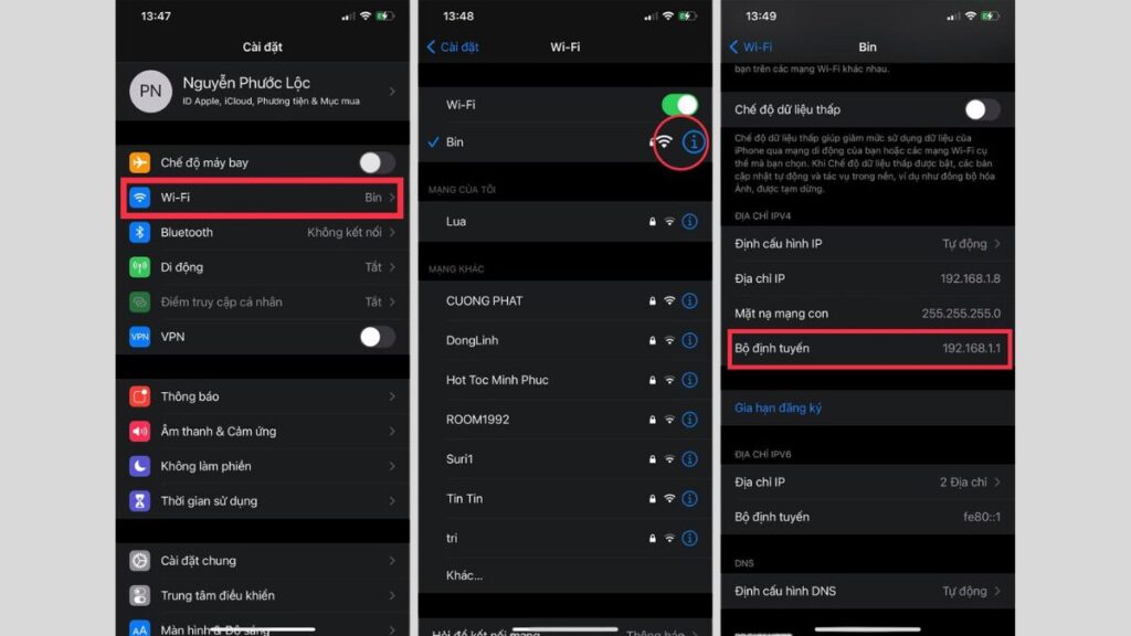 99+ Cách Xem (H.a.c.k) Mật Khẩu Wifi Trên Điện Thoại I Laptop 26 Cuộn xuống để tìm và sao chép địa chỉ IP của Bộ định tuyến (Router) - thông thường được gọi là "Router". Đây là địa chỉ IP của thiết bị Bộ định tuyến.