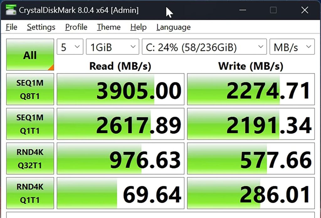 toc do doc ghi thinkpad x1 carbon gen 11