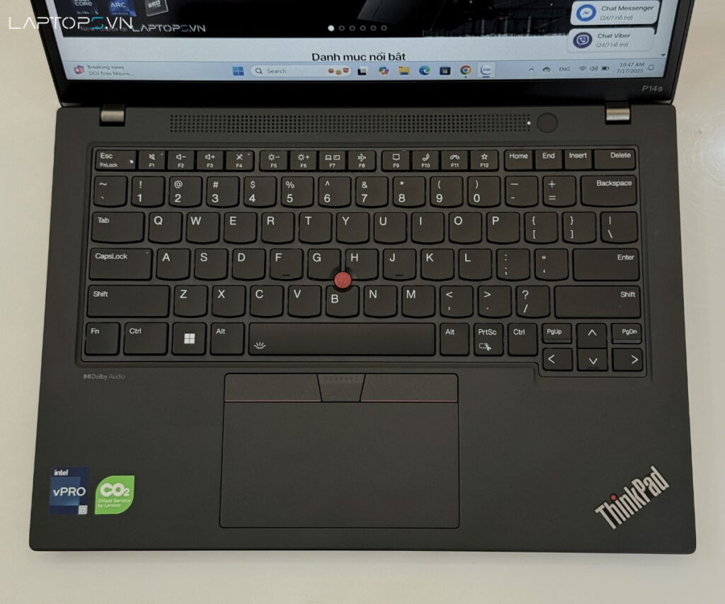 Lenovo Thinkpad P1 Gen 3 14 Đối tác tin cậy trong công việc và sáng tạo