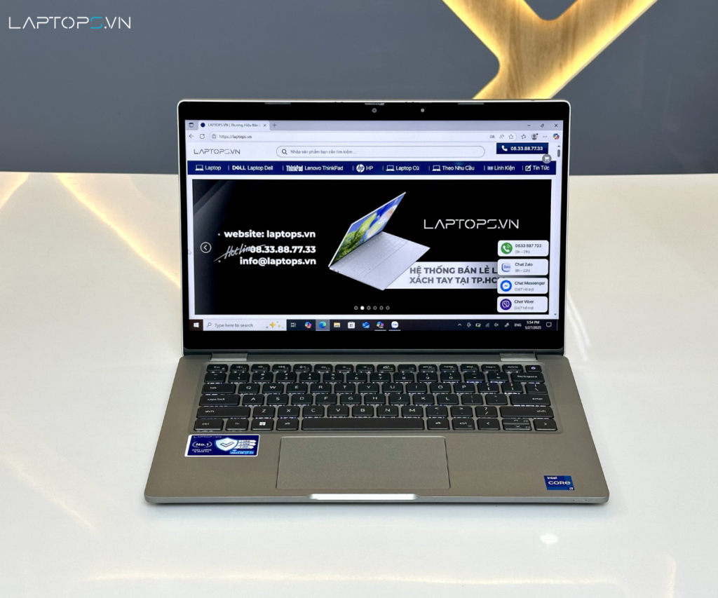Dell Latitude 5320 2-in-1 10 Thiết kế Dell Latitude 5320 2-in-1 xoay gập 360 độ, mỏng nhẹ chuẩn quân đội