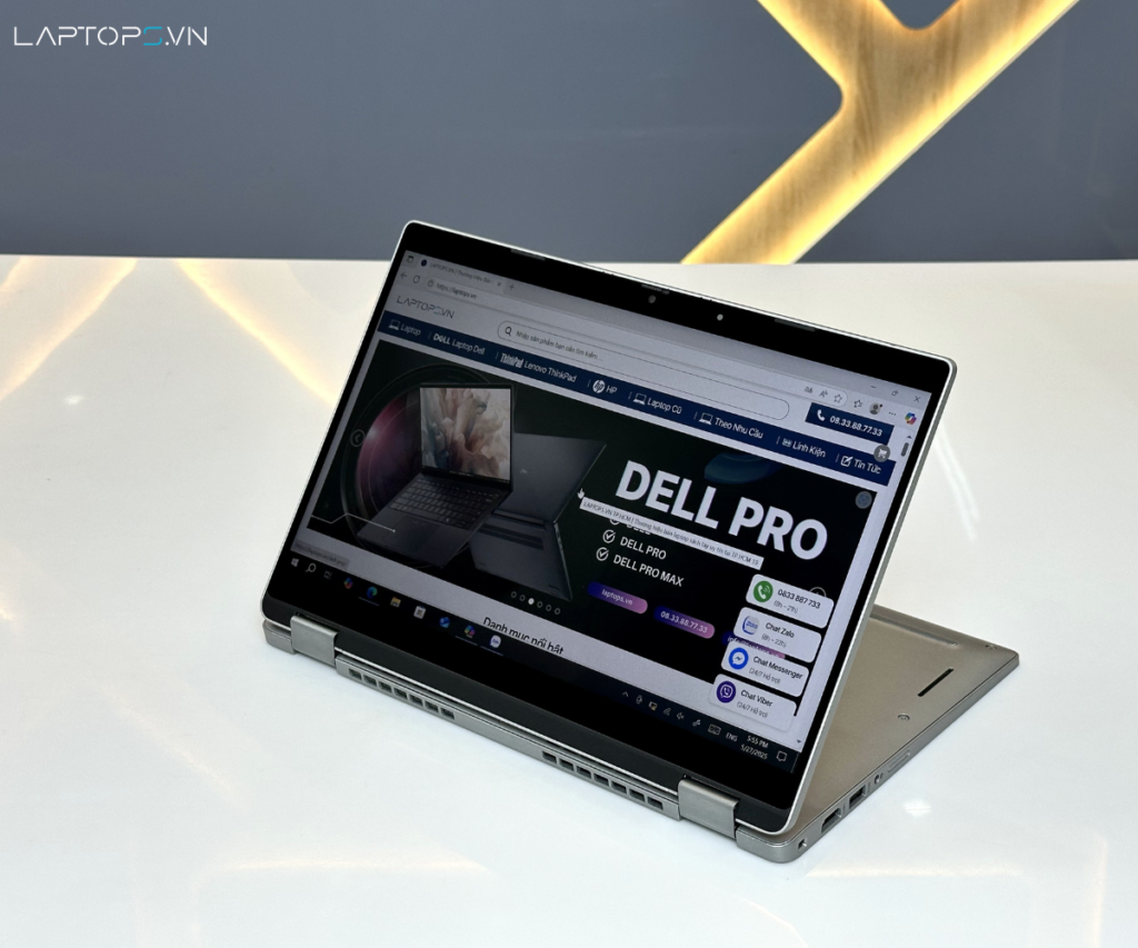 Dell Latitude 5320 2-in-1 11 Màn hình cảm ứng Dell Latitude 5320 2-in-1 Full HD rõ nét, chống chói