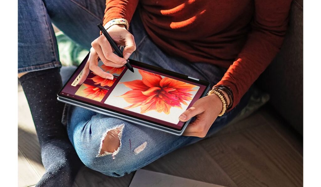 Dell 16 Plus 2-in-1 DB06250 16 inch (2025) 14 Màn hình 16 inch sắc nét, cảm ứng linh hoạt: Không gian sáng tạo không giới hạn