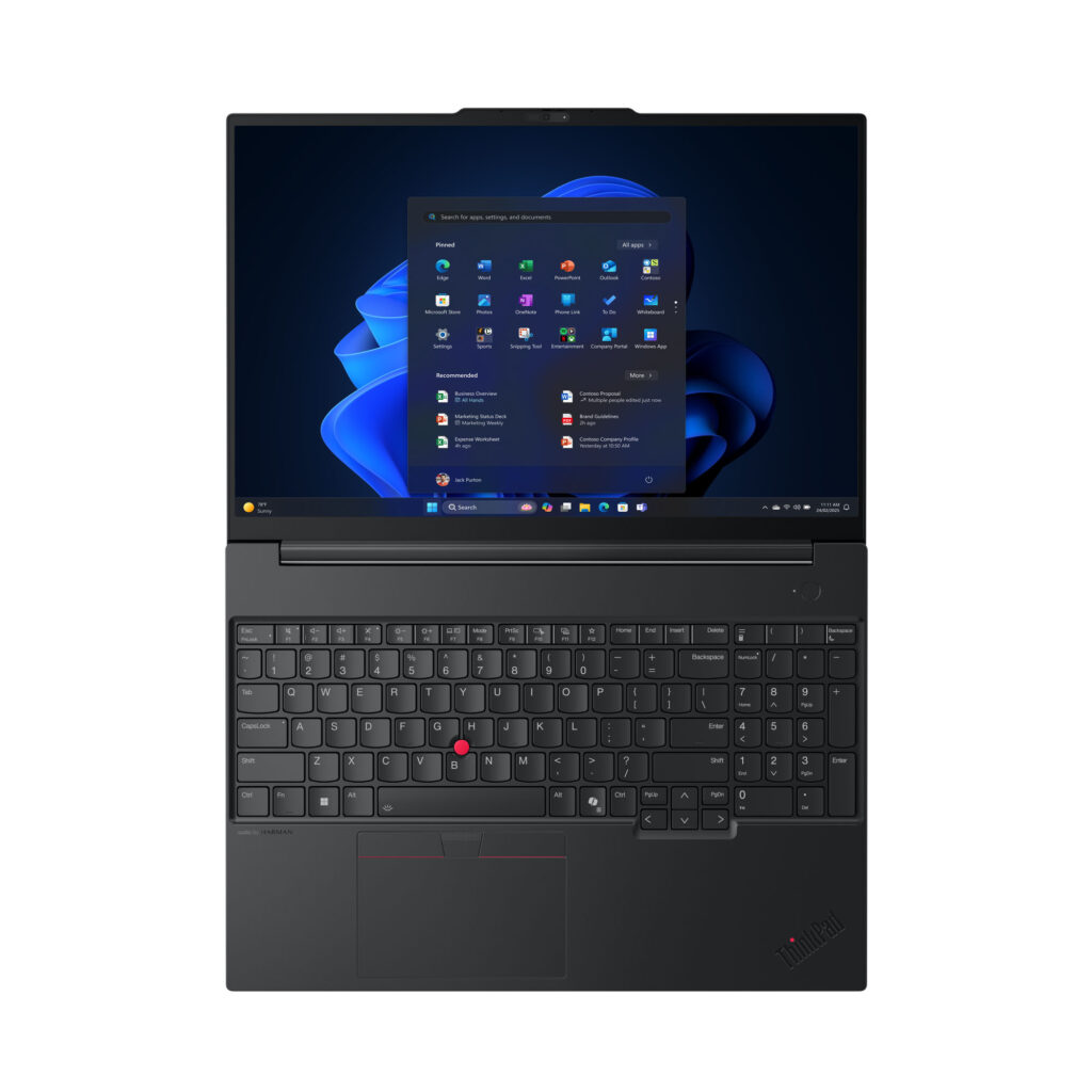 Lenovo ThinkPad E16 Gen 3 21SR002GVA 7 Thiết Kế Gọn Nhẹ, Phong Cách và Đáng Tin Cậy