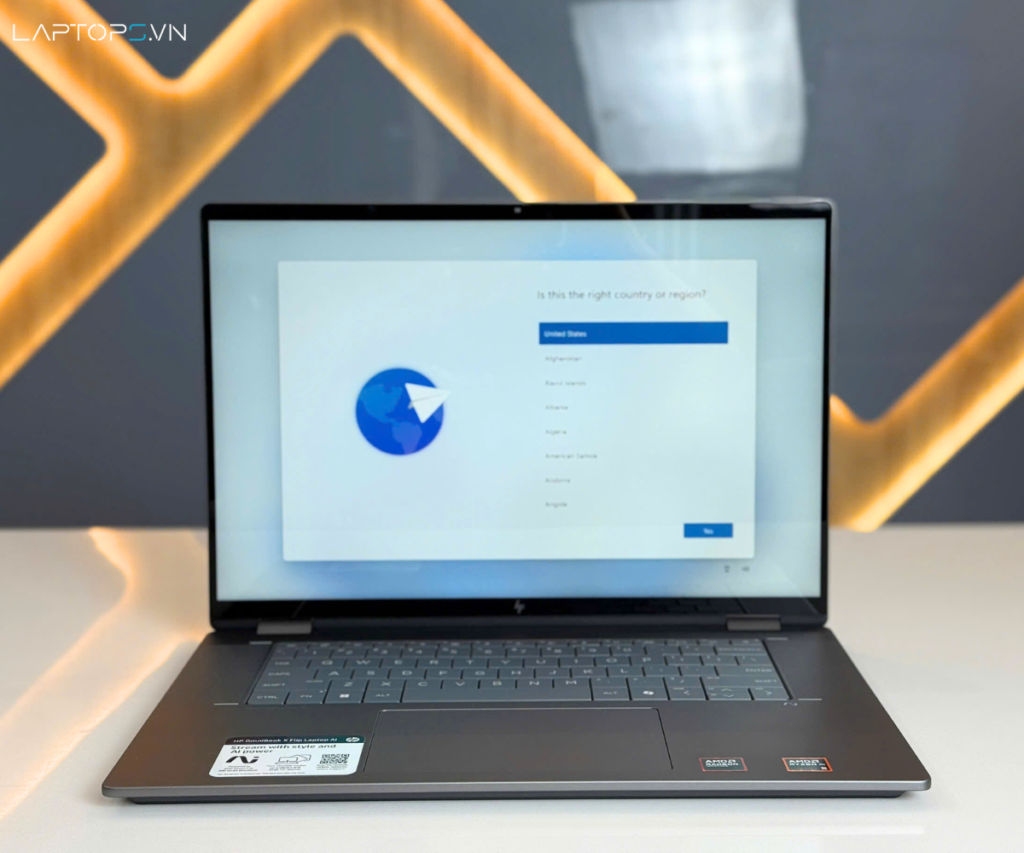 HP OmniBook X Flip 2-in-1 Laptop Next Gen AI 16-ar0013dx (B5UJ4UA) 12 Hiệu Năng Ổn Định Cho Mọi Tác Vụ