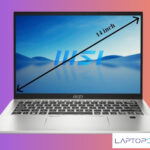 Kích thước laptop 14 inch: dài 34 cm, rộng 23 cm gọn nhẹ