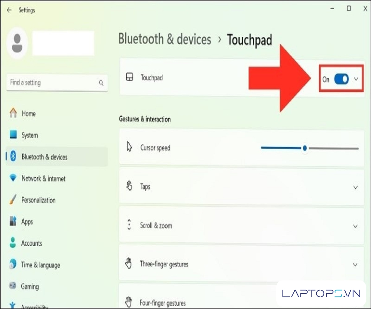 Chuột laptop không di chuyển được: Nguyên nhân và cách khắc phục 30 Bật trạng thái Touchpad sang On