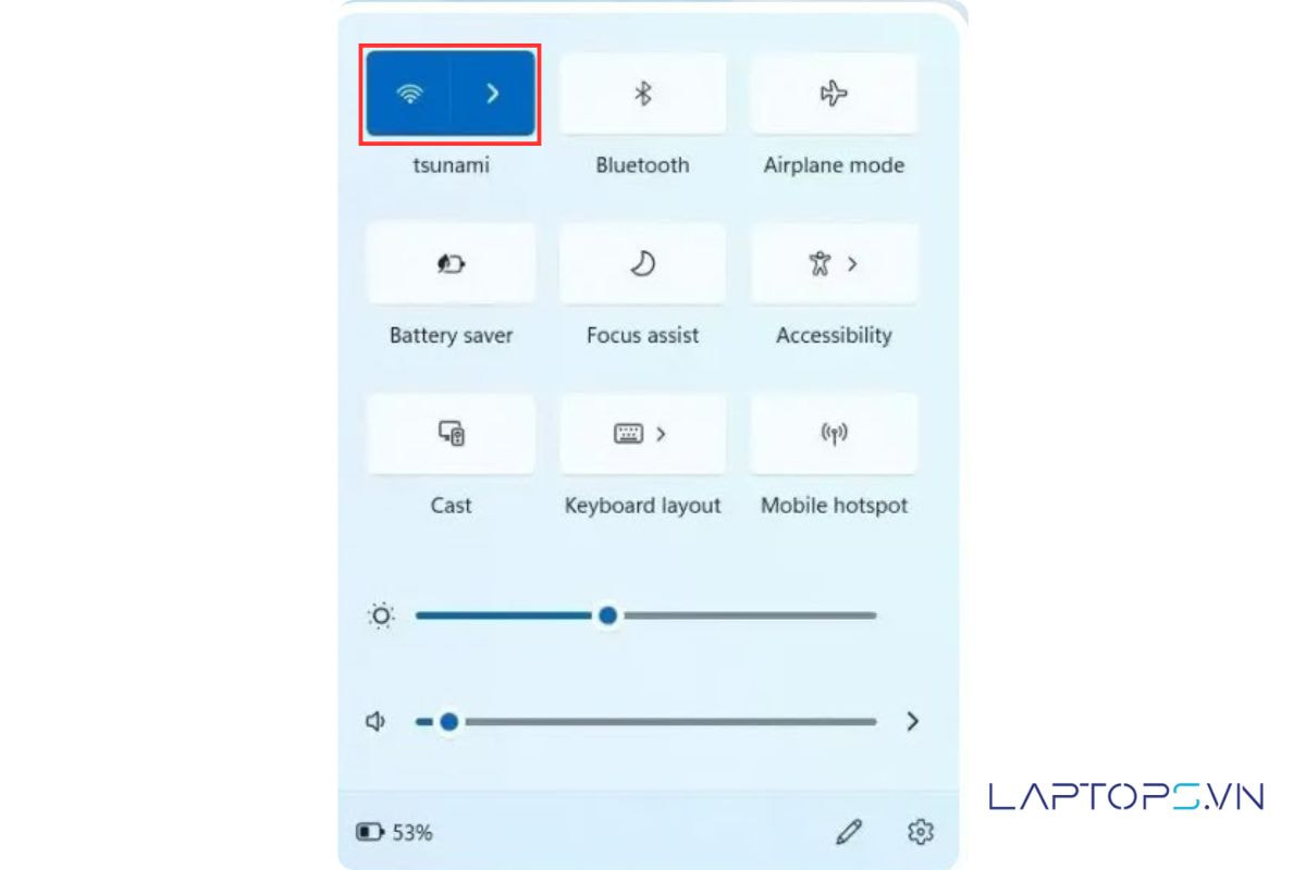 5 Cách Kết Nối WiFi Cho Laptop Đơn Giản và Các Lỗi Hay Gặp 18 Kết nối WiFi cho laptop bằng Quick Settings trên Windows 11