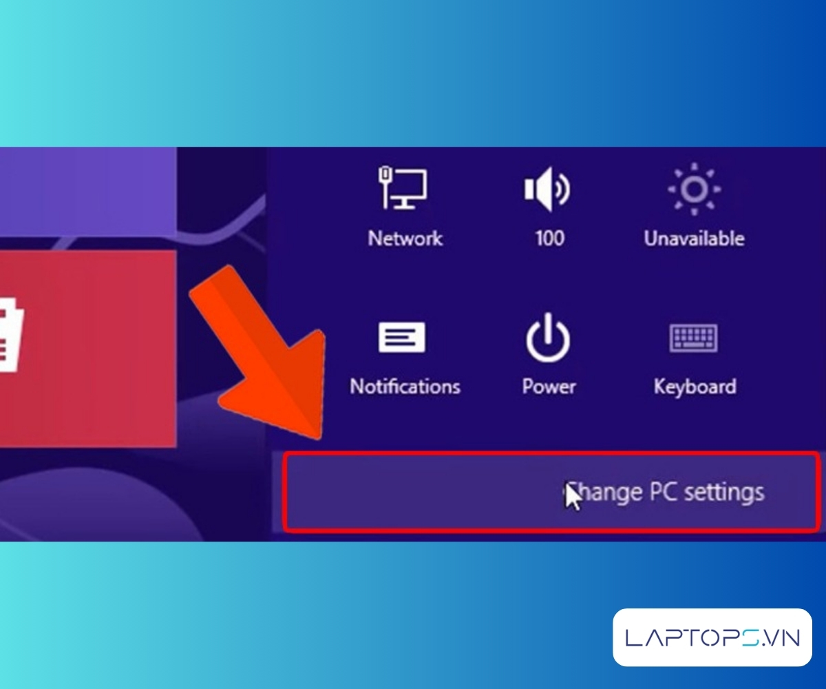 Cách Cài Password Máy Tính Windows 11, 10, 7, 8 Chi Tiết A-Z 44 Nhấp chọn Change PC settings