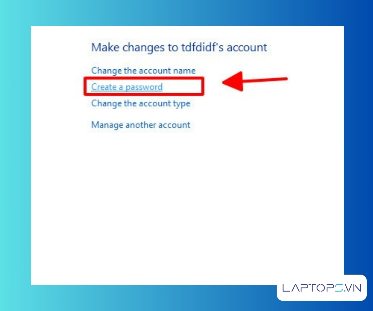 Cách Cài Password Máy Tính Windows 11, 10, 7, 8 Chi Tiết A-Z 41 Nhấn vào Create a password để tạo mật khẩu mới.