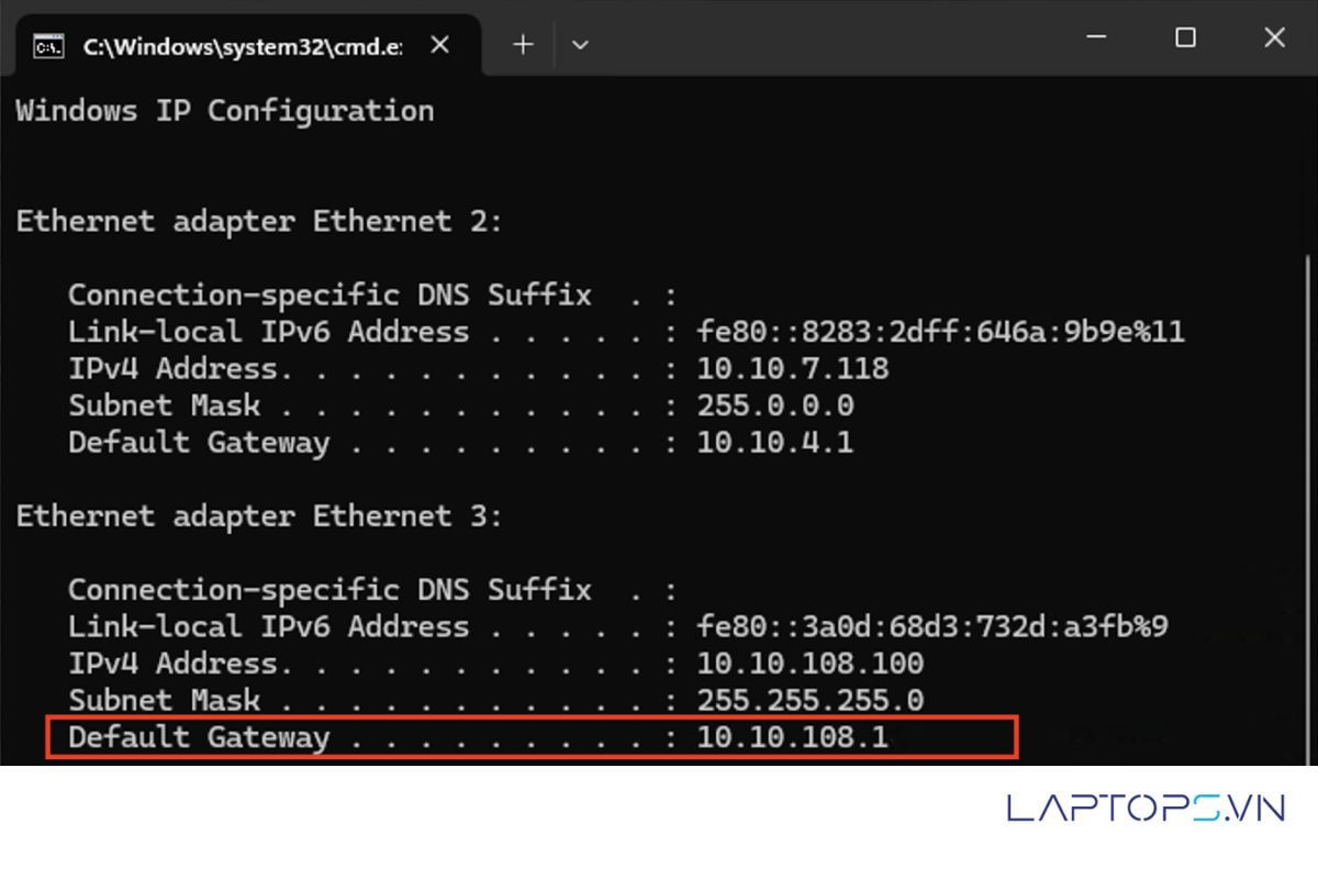 15 Giải Pháp Khi Có Wifi Nhưng Không Vào Được Mạng Trên Laptop 26 Địa chỉ Default Gateway