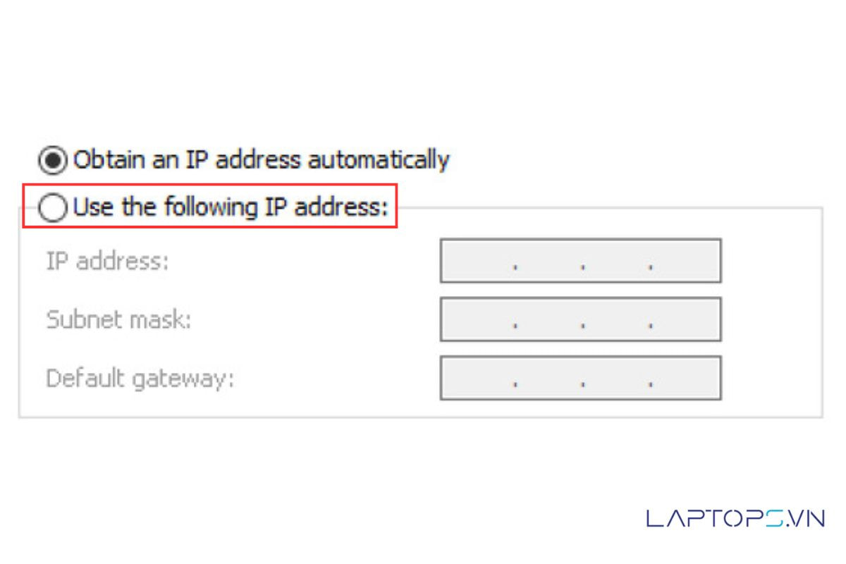 15 Giải Pháp Khi Có Wifi Nhưng Không Vào Được Mạng Trên Laptop 27 Đặt địa chỉ IP thủ công