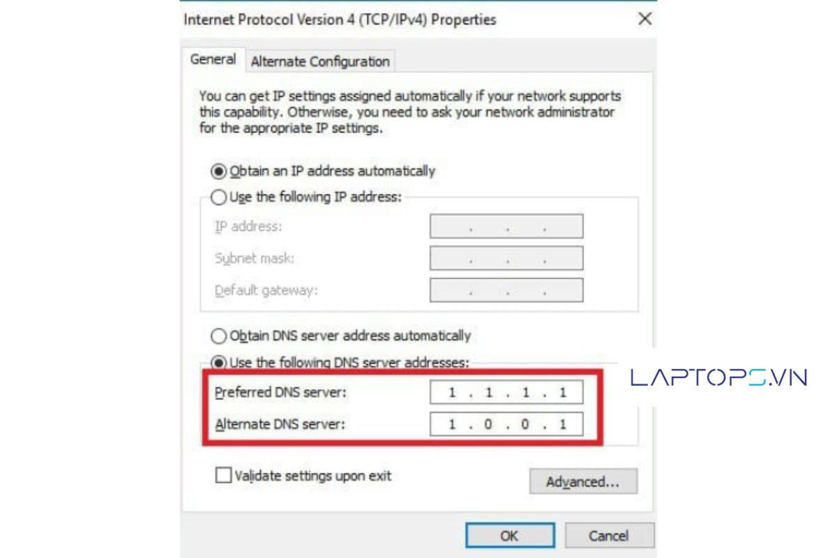 Laptop Bắt WiFi Kém? 9 Giải Pháp Khắc Phục Hiệu Quả Tại Nhà 28 Cloudflare DNS