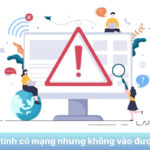 Máy tính có mạng nhưng không vào được web
