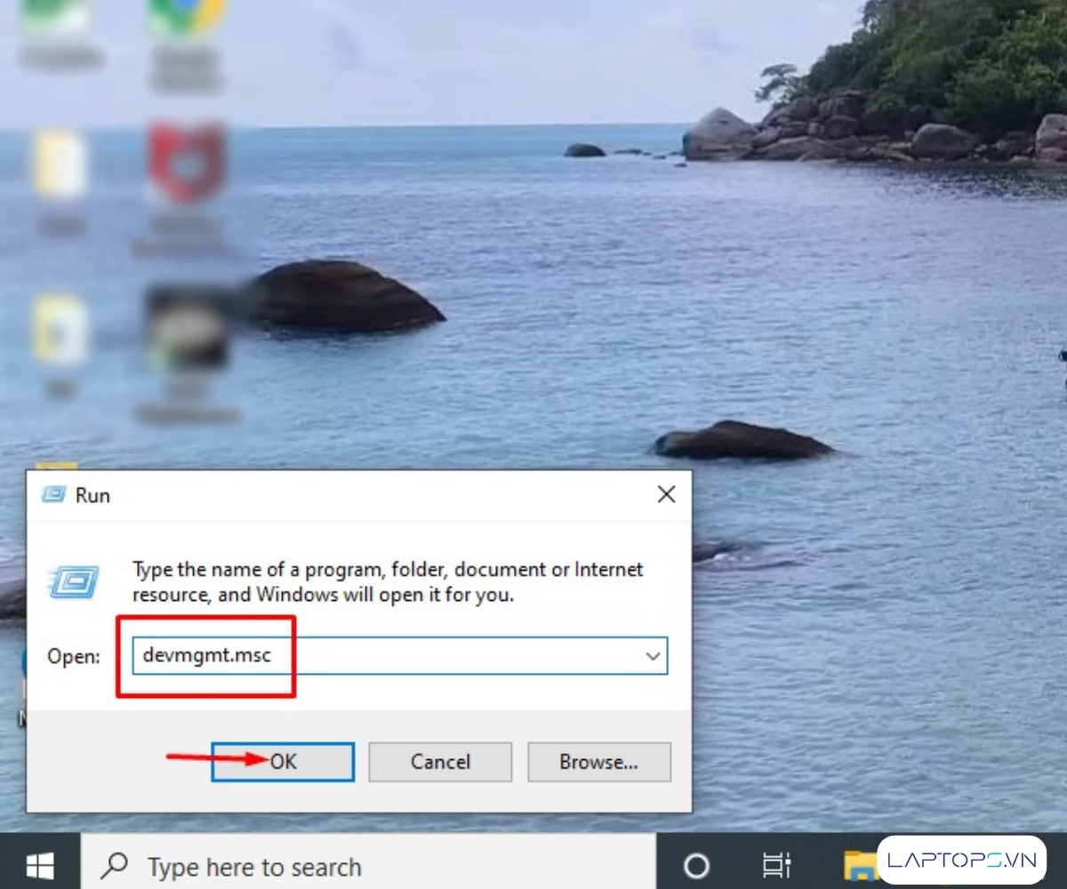 Cách sửa lỗi bàn phím laptop không gõ được mới nhất 27 Windows + R để mở Run > nhập lệnh devmgmt.msc > nhấn OK.