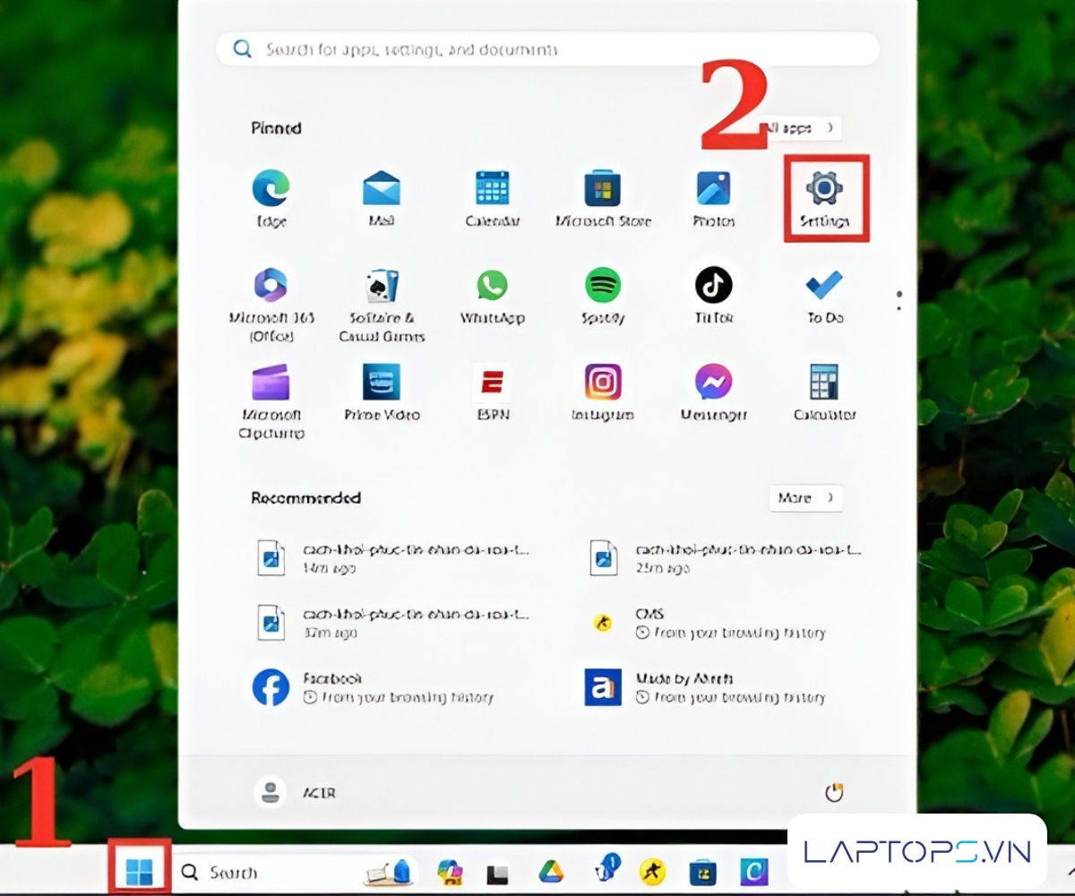 Chuột laptop không di chuyển được: Nguyên nhân và cách khắc phục 28 Start > Settings