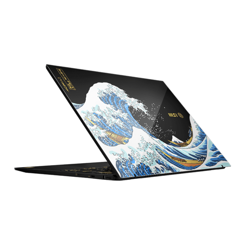 Laptop MSI Prestige 13 AI+ Ukiyoe Edition A2VMG 10 Thiết kế độc bản Ukiyo-e – Tinh hoa nghệ thuật Nhật Bản