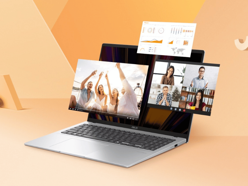 Laptop Asus Vivobook 16 A1607CA - MB038WS 10 II. Hiệu Năng Đột Phá Với Intel Core™ Ultra 5 và AI Boost