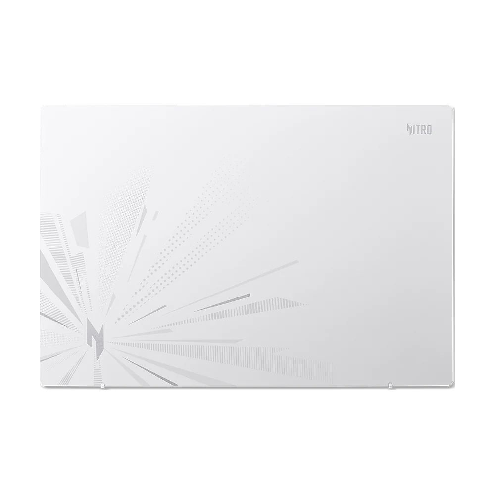 Laptop Acer Gaming Nitro Lite 16 NL16-71G-71FN 9 Mặt A nắp lưng màu Trắng Ngọc Trai Pearl White độc bản tinh tế trên laptop Acer Gaming Nitro Lite 16 NL16-71G