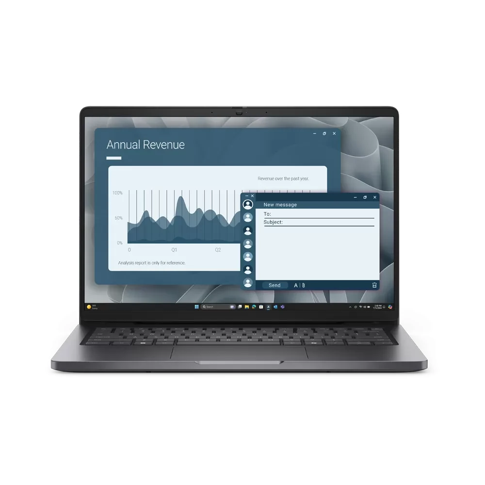 Laptop Dell 14 DC14255 AMD Ryzen AI 5 330 chính hãng giá tốt tại Laptops.vn - Mặt trước cao cấp