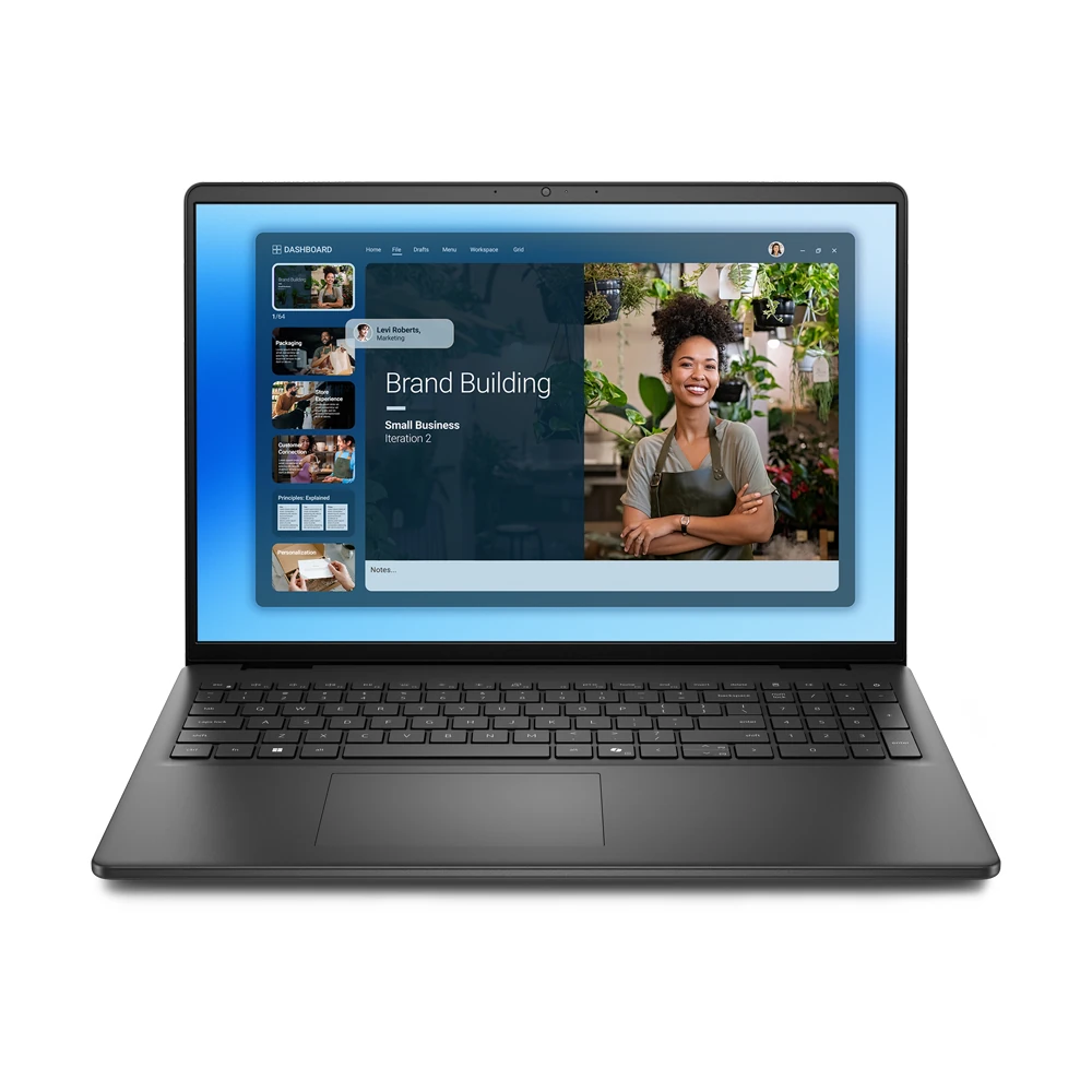 Laptop Dell 16 DC16250 Intel Core 7 150U chính hãng giá tốt tại Laptops.vn - Mặt trước cao cấp