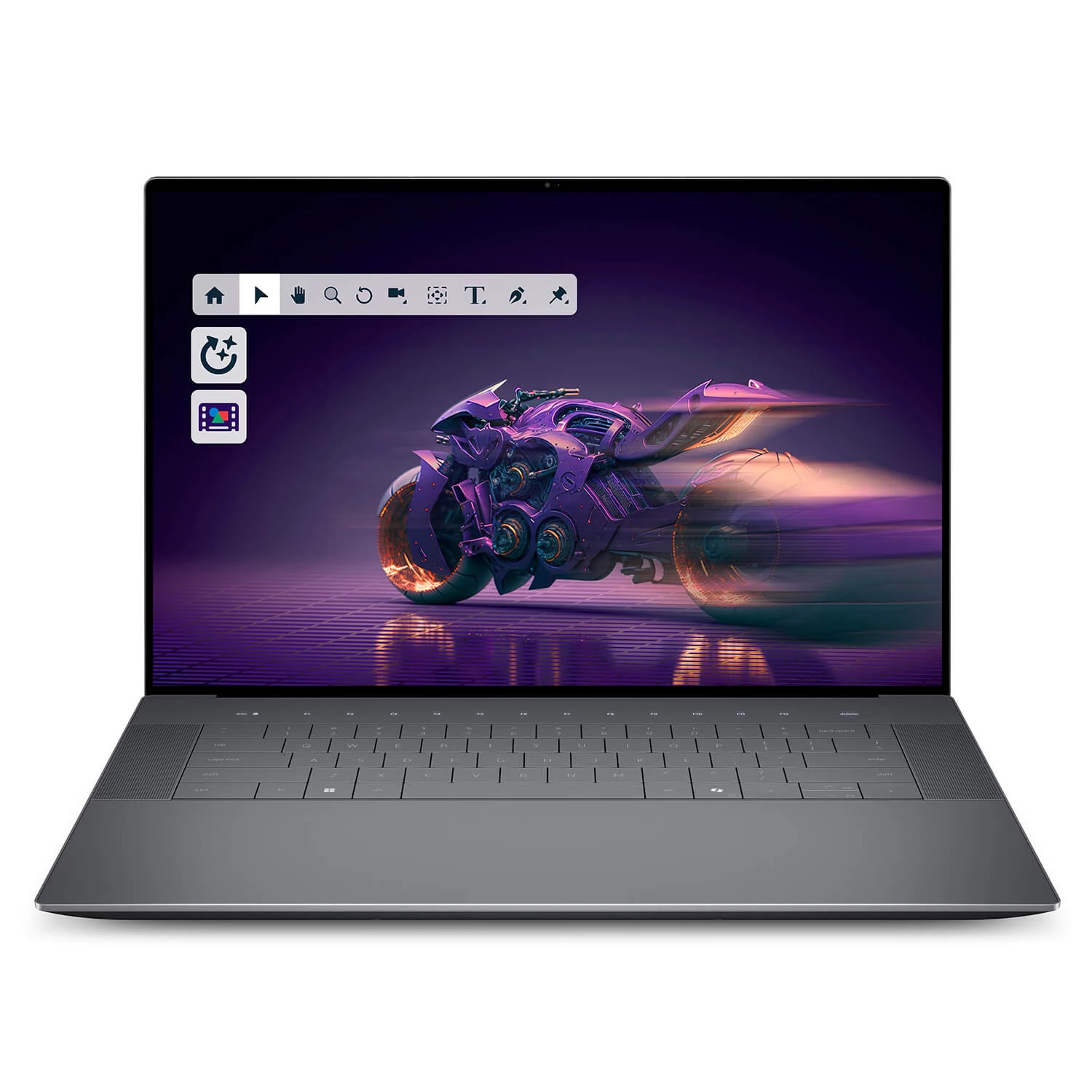 Laptop Dell 16 Premium DA16250 Core Ultra 7 255H chính hãng giá tốt tại Laptops.vn - Mặt trước cao cấp