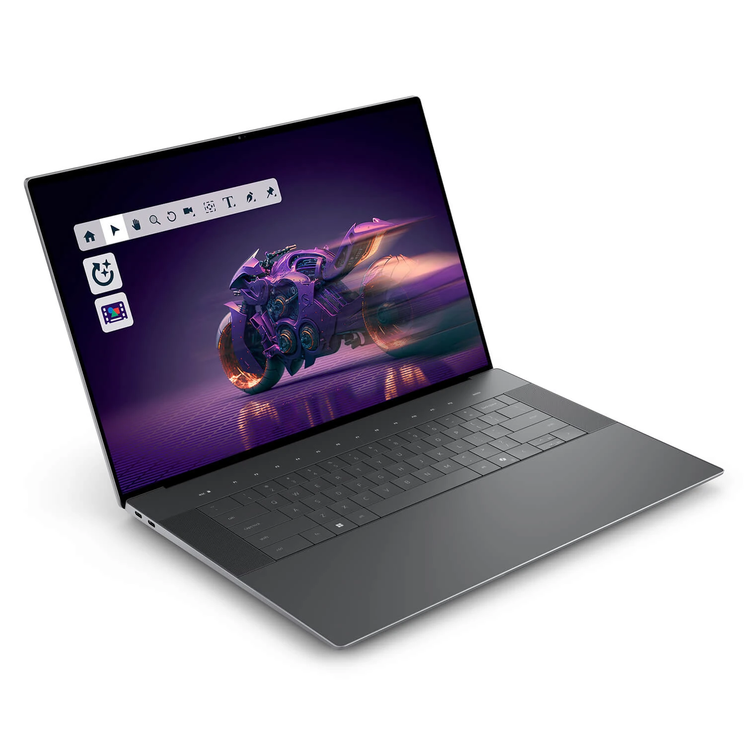 Dell 16 Premium DA16250 7 Laptop Dell 16 Premium DA16250 - Màn hình 16.3 inch FHD+ InfinityEdge 120Hz sắc nét chống chói